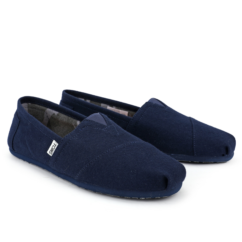 (image for) Toms 台灣新款藍色法蘭絨經典男款