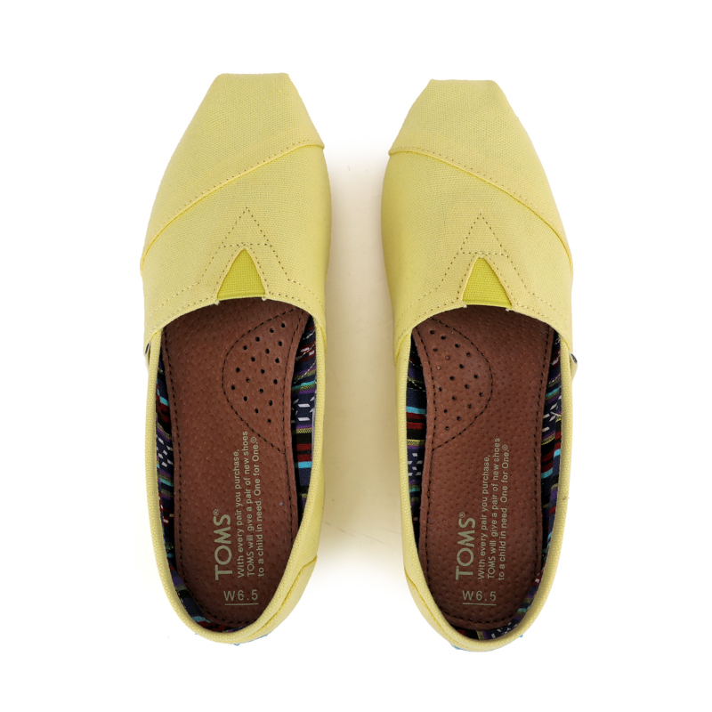 (image for) Toms 台灣帆布黃色經典女款