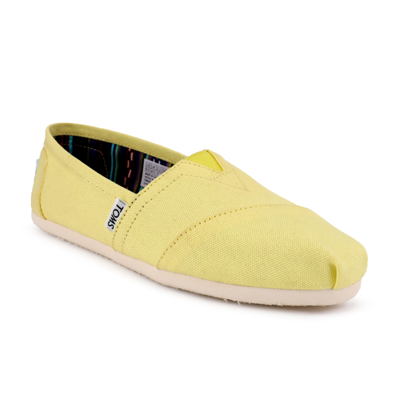 (image for) Toms 台灣帆布黃色經典女款