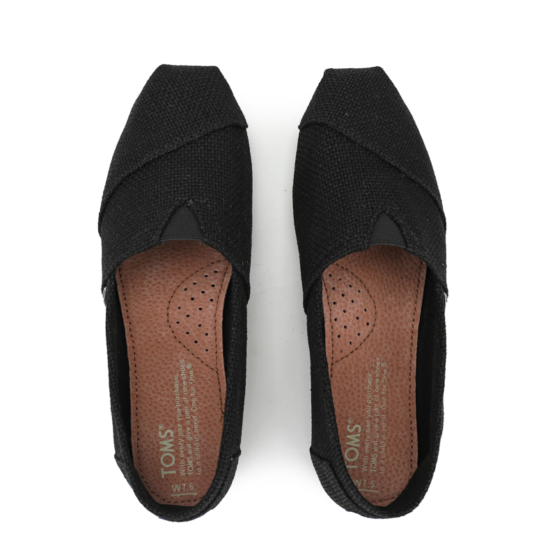 (image for) Toms 台灣麻布黑色經典男款