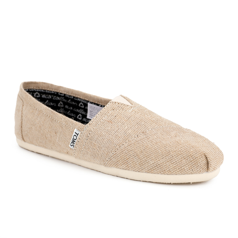(image for) Toms 台灣細麻布棕色經典女款