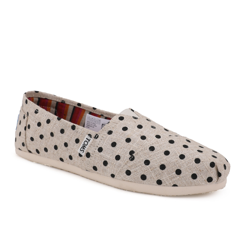(image for) Toms 台灣亞麻米色圓點經典女款