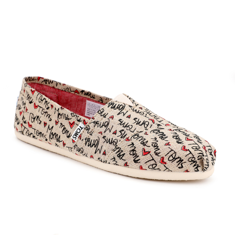 (image for) Toms 台灣亞麻米色字母經典女款