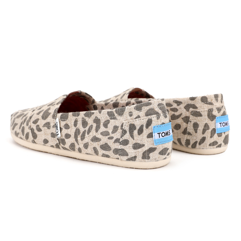 (image for) Toms 台灣亞麻米色豹紋經典女款