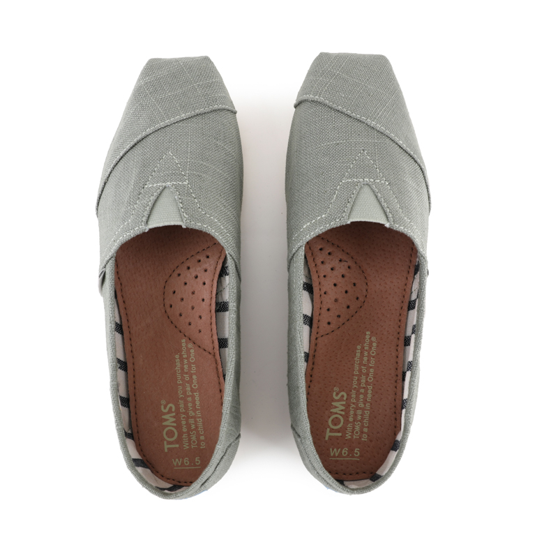 (image for) Toms 台灣亞麻橄欖綠經典女款