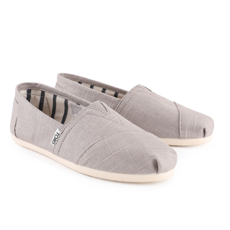 (image for) Toms 台灣亞麻淺灰色經典女款