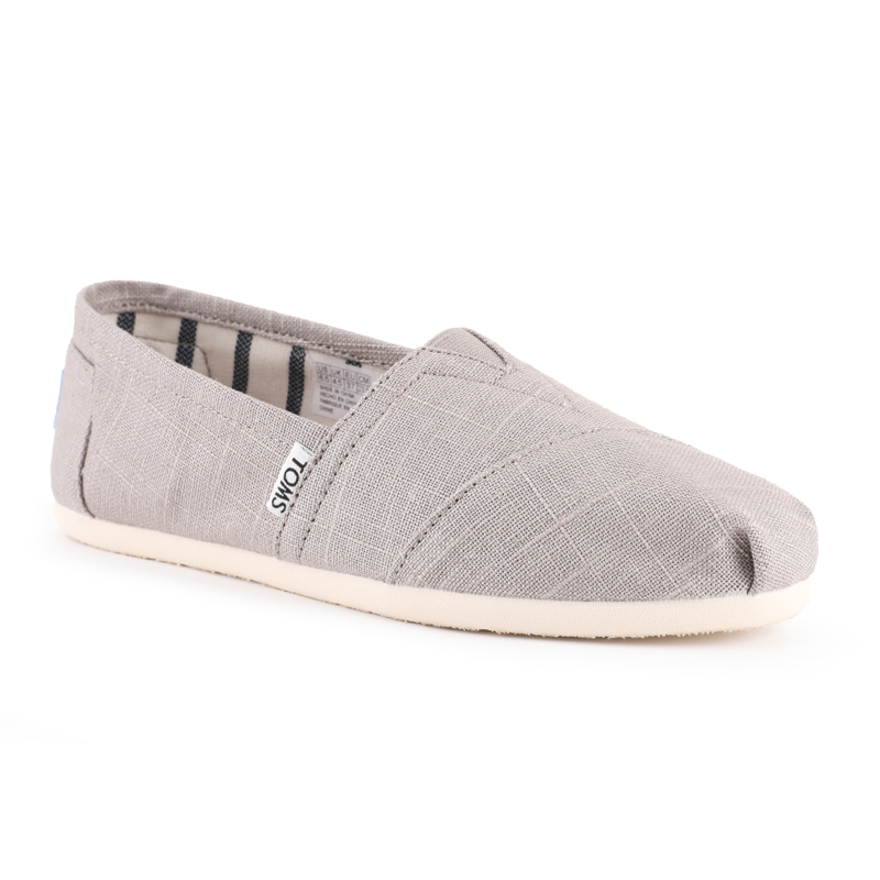 (image for) Toms 台灣亞麻淺灰色經典女款