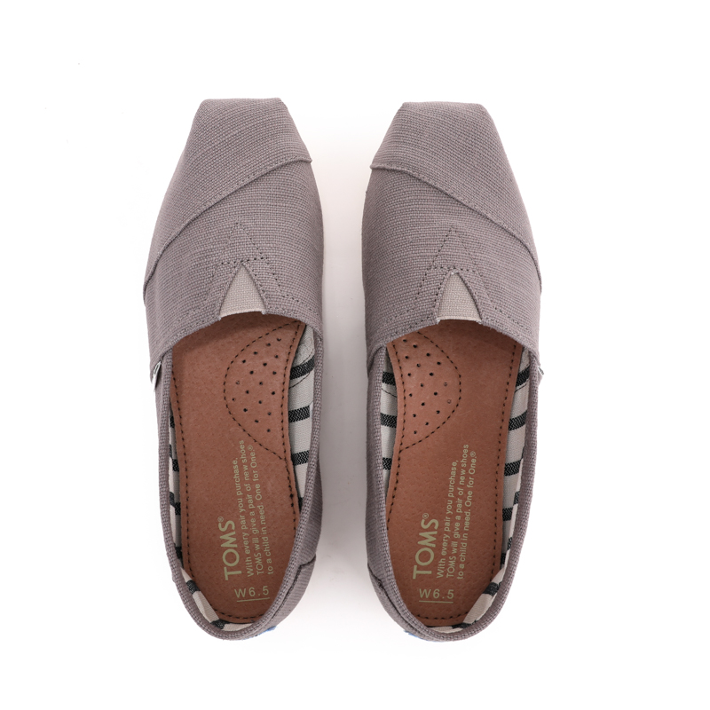 (image for) Toms 台灣棉麻深灰色經典女款