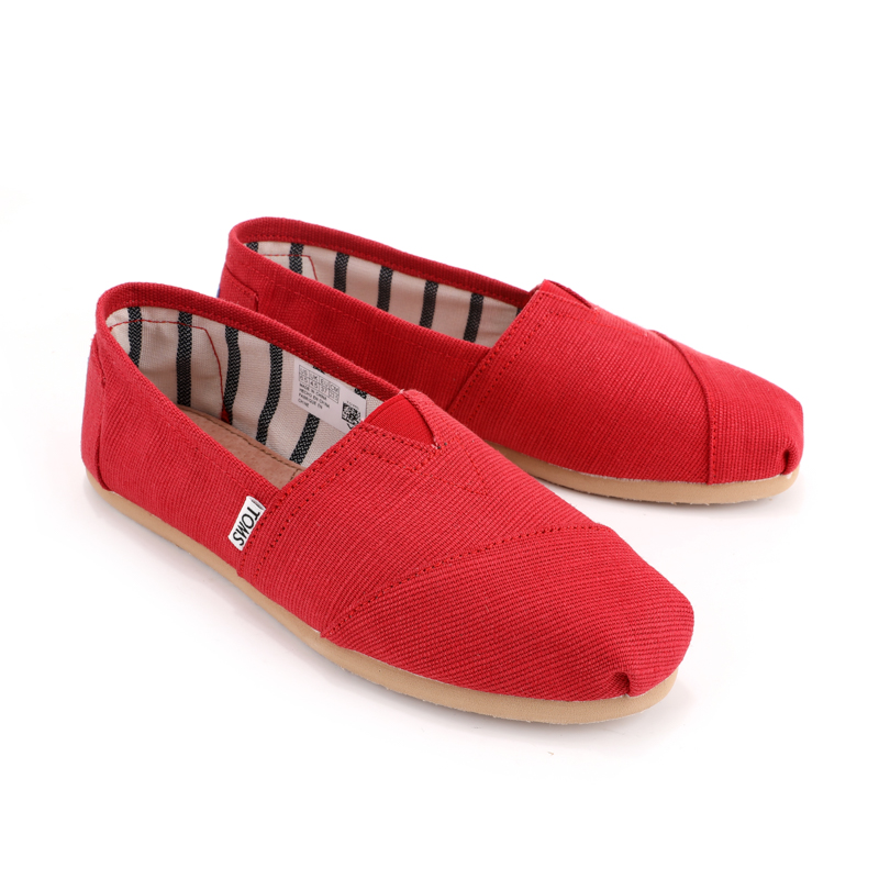 (image for) Toms 台灣棉麻橘紅色經典女款