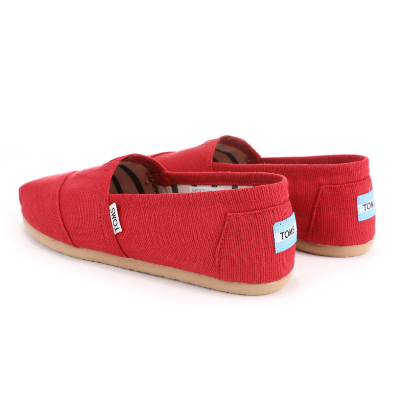 (image for) Toms 台灣棉麻橘紅色經典女款