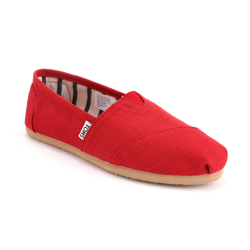 (image for) Toms 台灣棉麻橘紅色經典女款