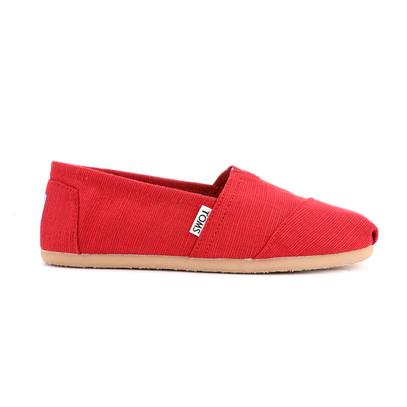 (image for) Toms 台灣棉麻橘紅色經典女款