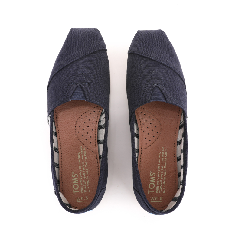 (image for) Toms 台灣棉麻深藍色經典女款