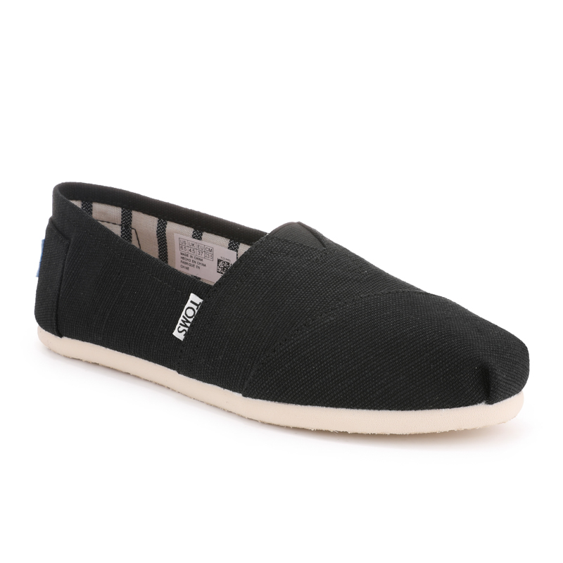 (image for) Toms 台灣棉麻黑色經典女款