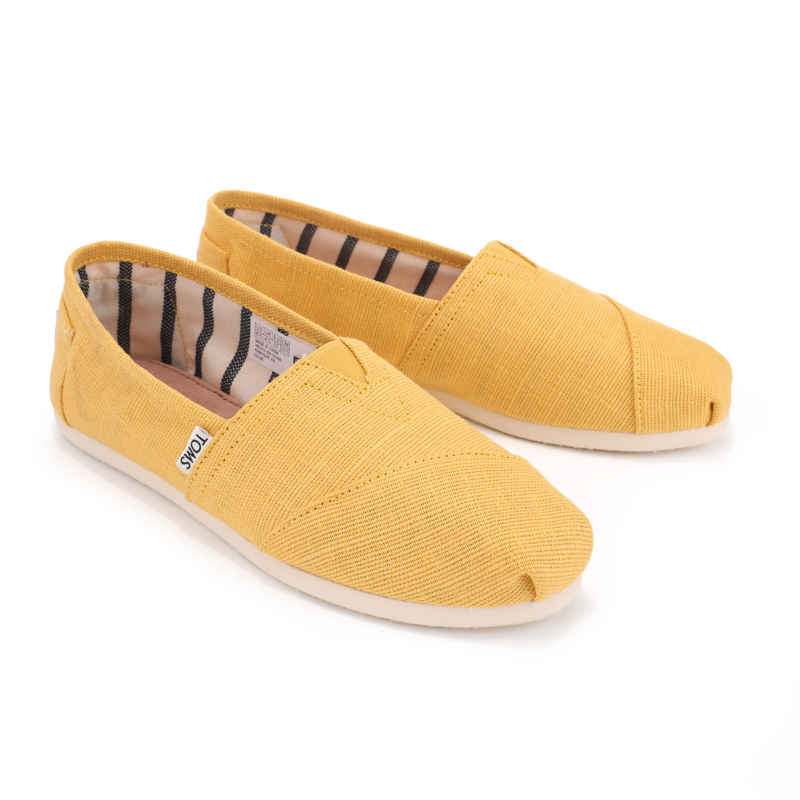(image for) Toms 台灣棉麻杏黃色經典女款