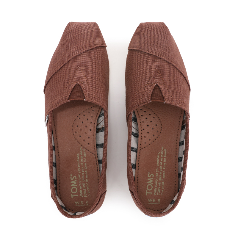 (image for) Toms 台灣棉麻棕色經典女款