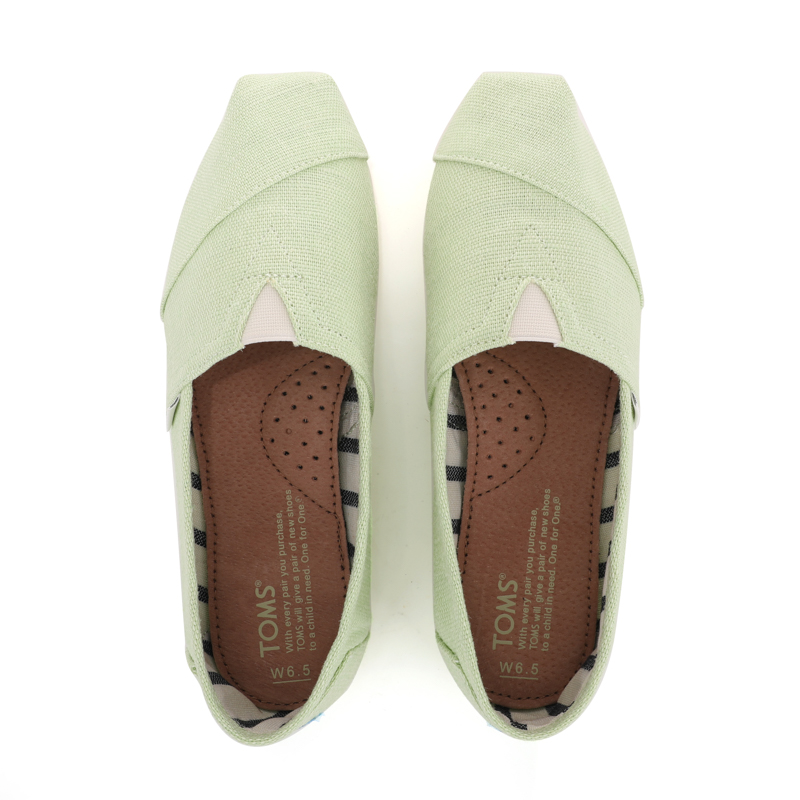 (image for) Toms 台灣棉麻淺綠色經典女款
