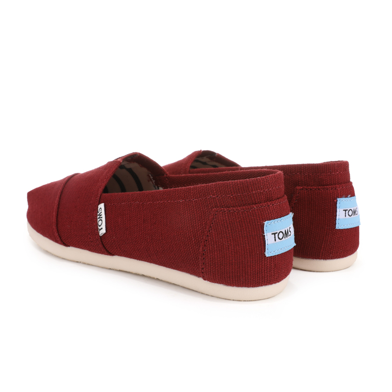 (image for) Toms 台灣棉麻酒紅色經典女款