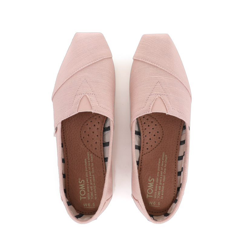 (image for) Toms 台灣棉麻粉色經典女款