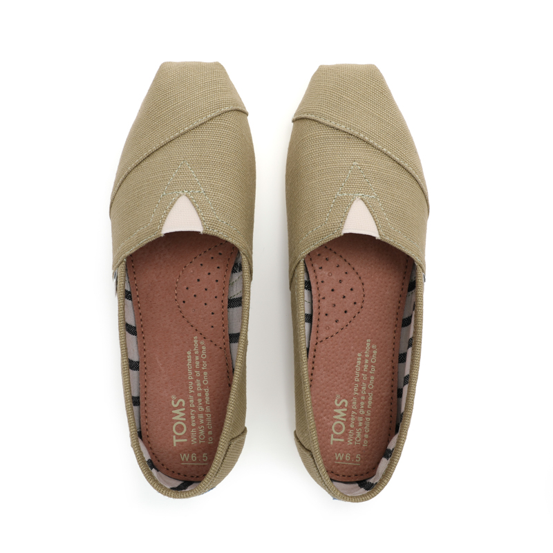 (image for) Toms 台灣棉麻茶色經典女款
