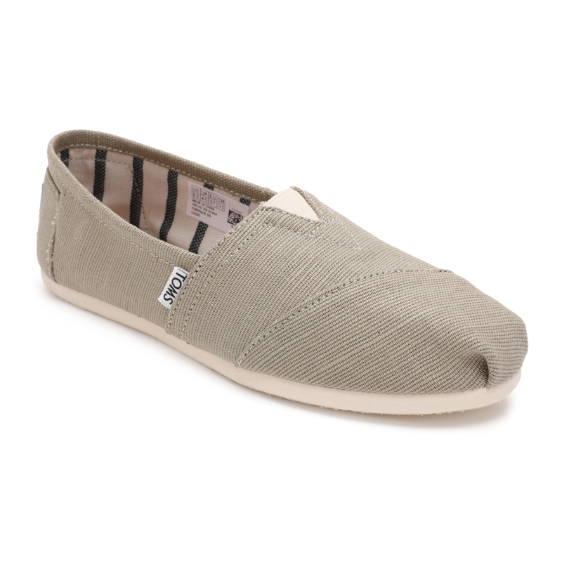 (image for) Toms 台灣棉麻灰綠色經典女款