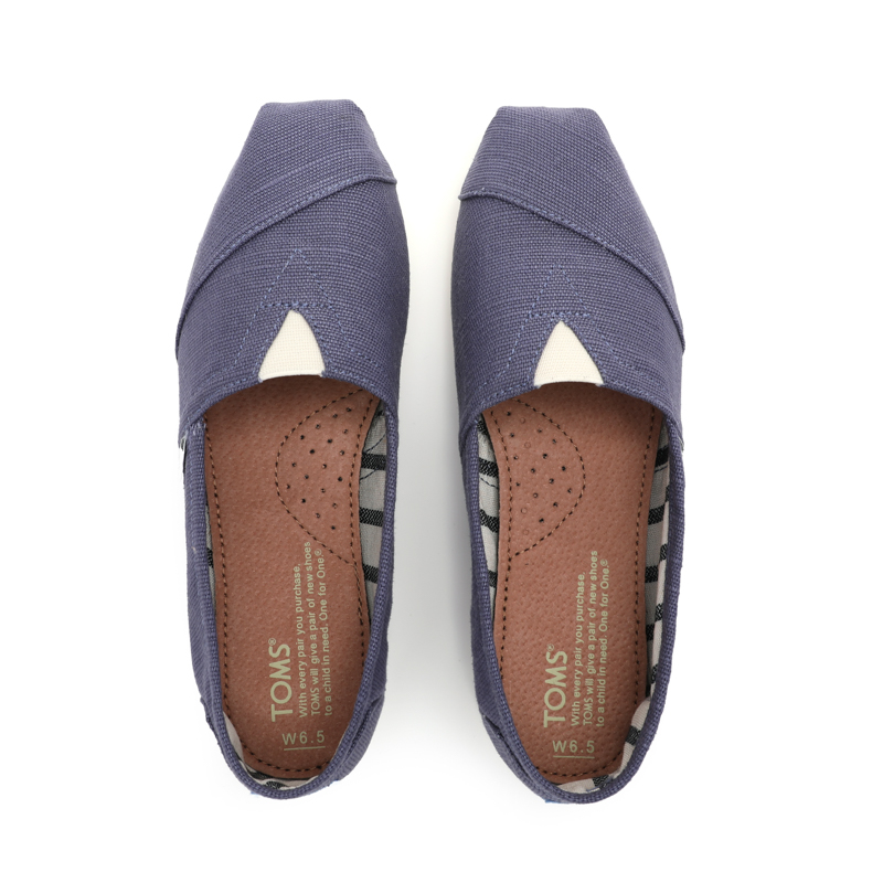 (image for) Toms 台灣棉麻青蘭色經典女款