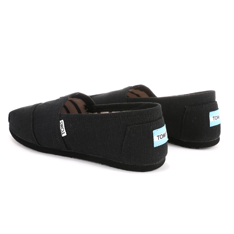(image for) Toms 台灣棉麻全黑色經典女款