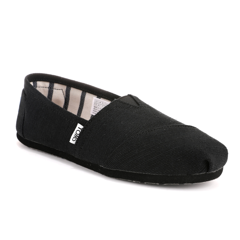 (image for) Toms 台灣棉麻全黑色經典女款