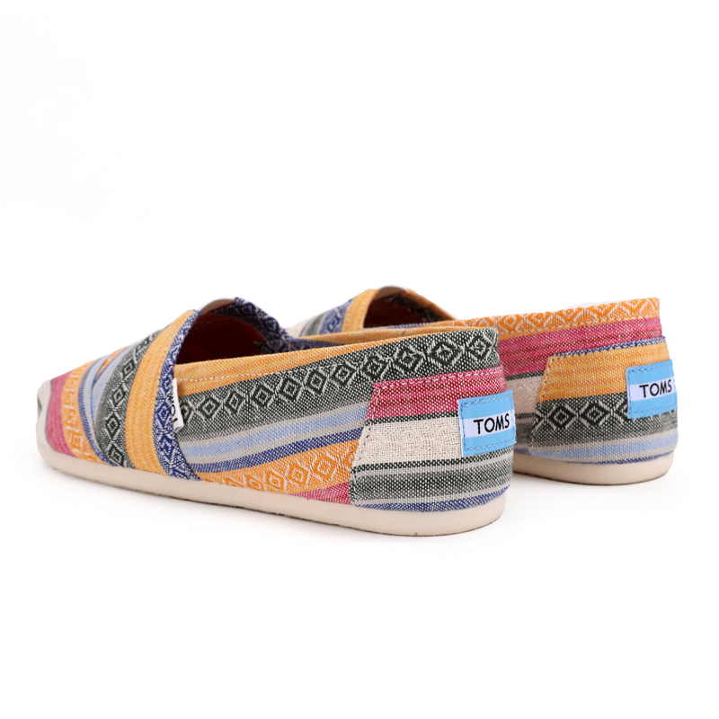 (image for) Toms 台灣色織布七彩條紋經典女款