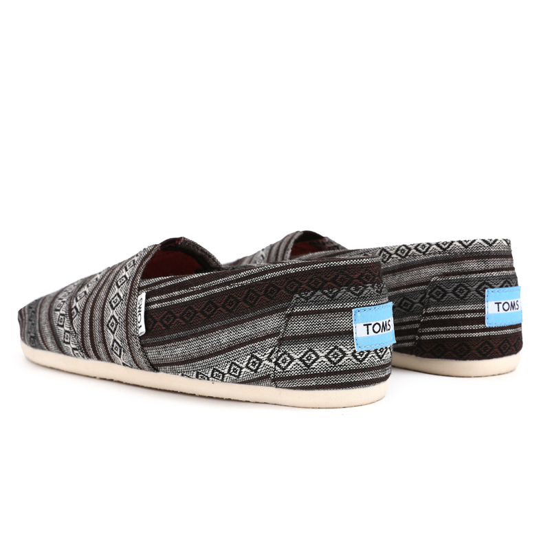 (image for) Toms 台灣色織布棕色條紋經典女款