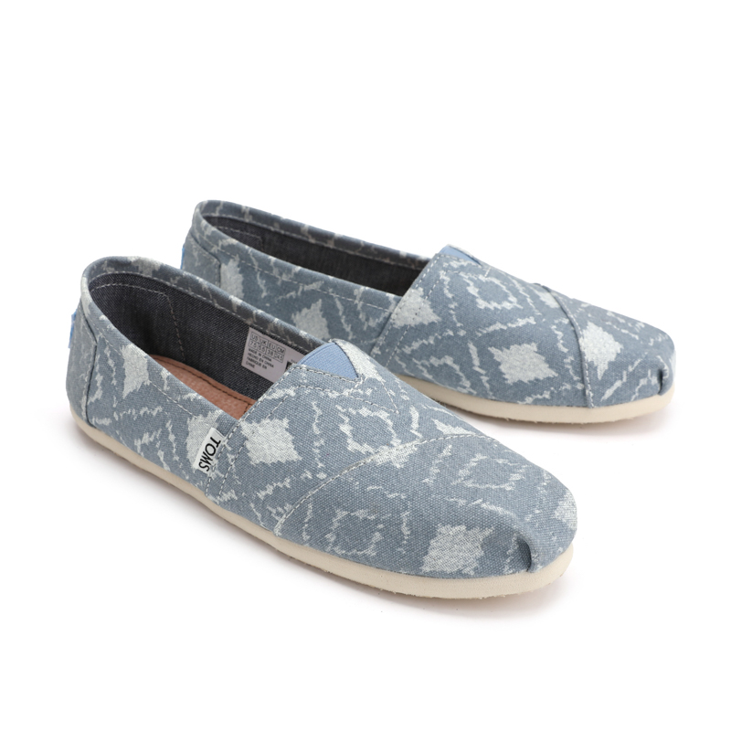 (image for) Toms 台灣印染藍幾何經典女款