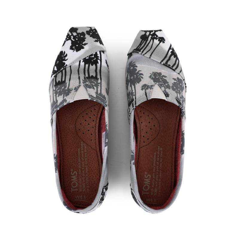 (image for) Toms 台灣印染黑灰橘樹經典女款