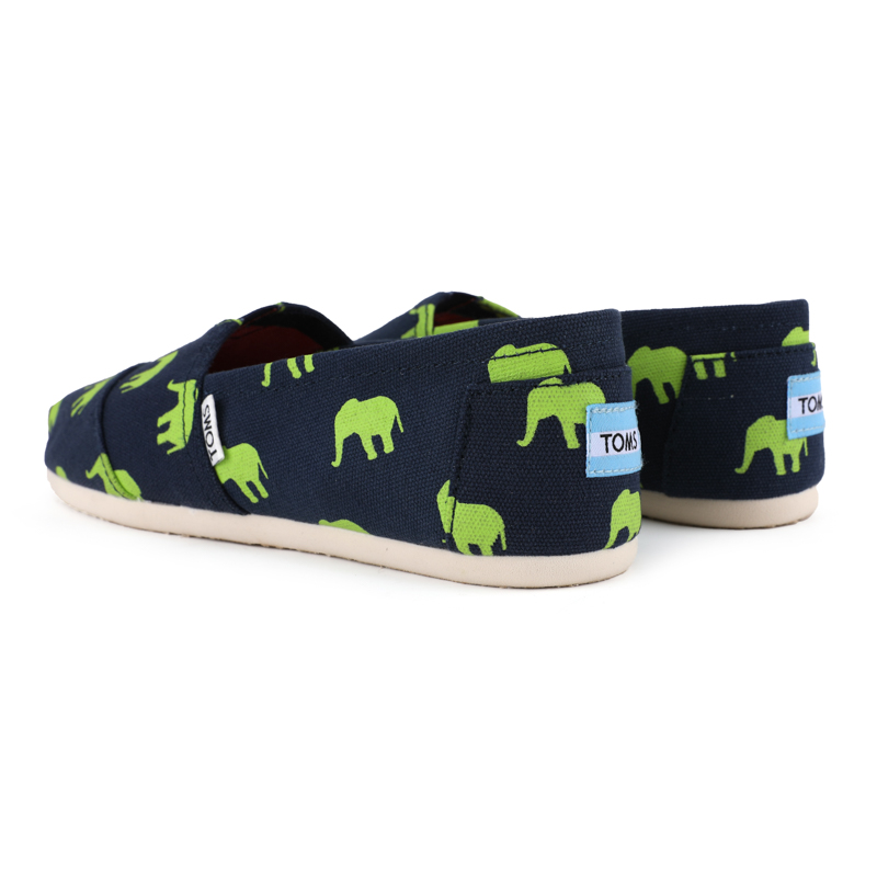(image for) Toms 台灣印染藍綠大象經典女款