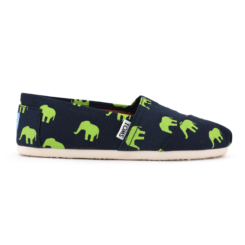(image for) Toms 台灣印染藍綠大象經典女款