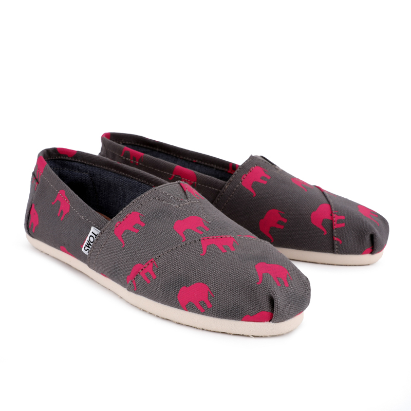 (image for) Toms 台灣印染灰粉大象經典女款