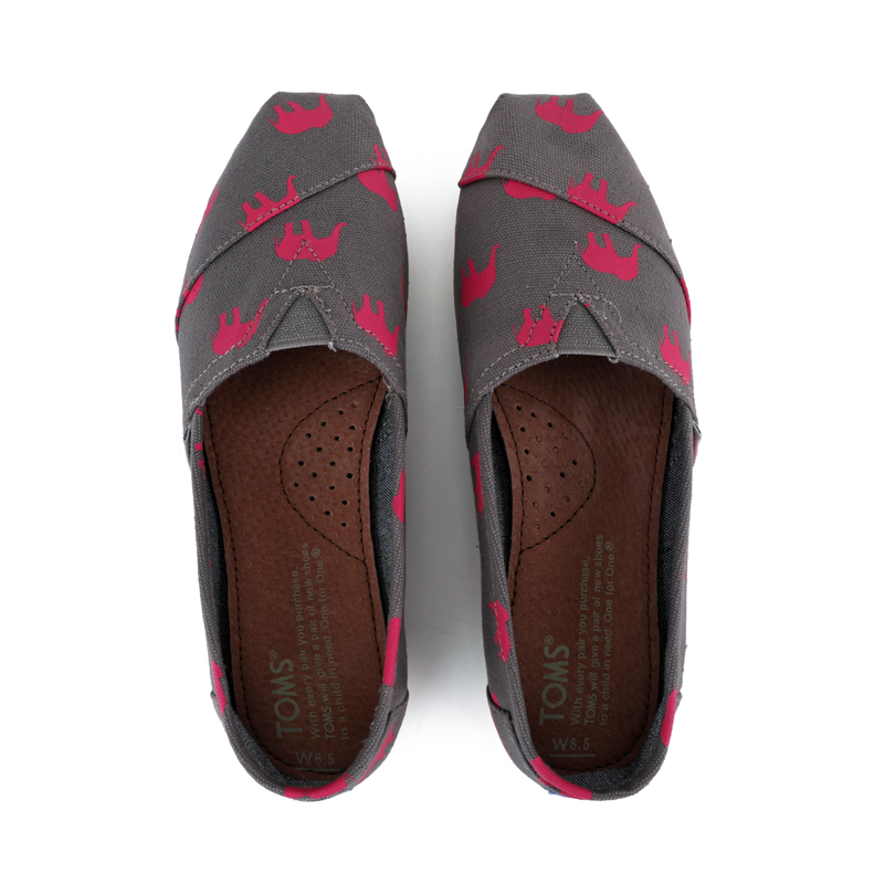 (image for) Toms 台灣印染灰粉大象經典女款