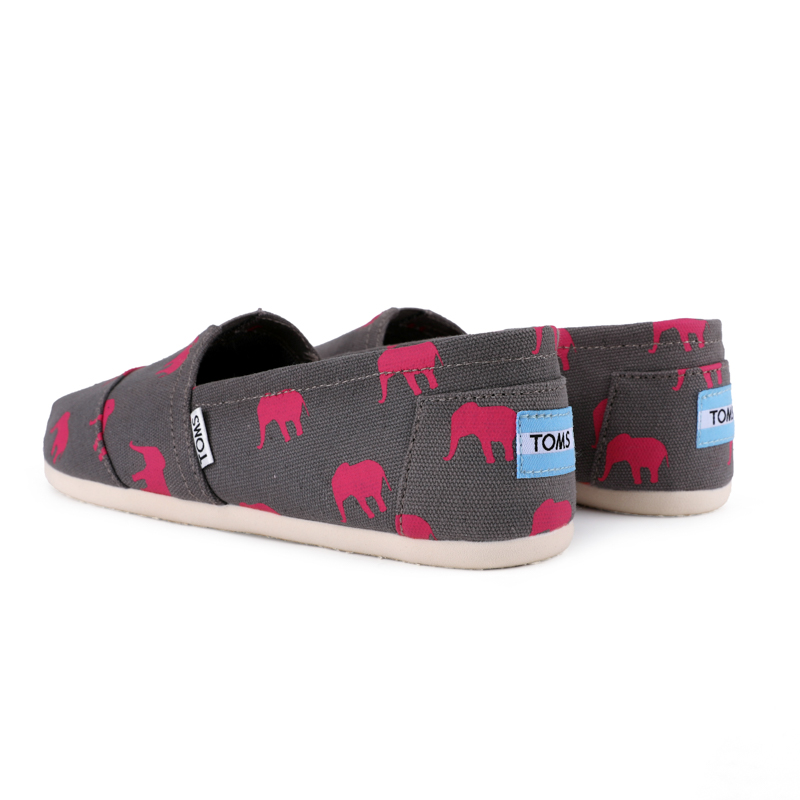 (image for) Toms 台灣印染灰粉大象經典女款