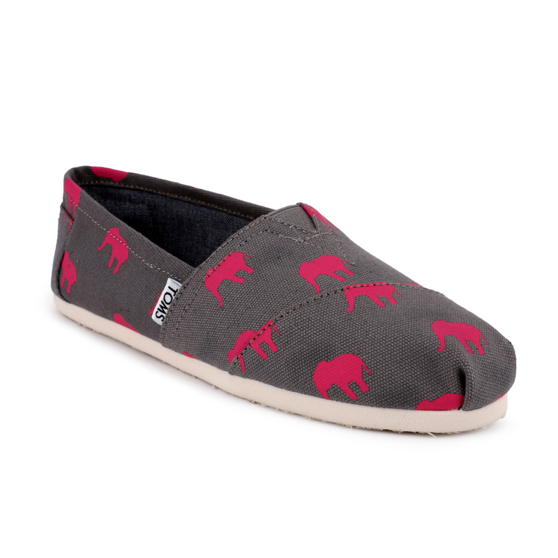 (image for) Toms 台灣印染灰粉大象經典女款