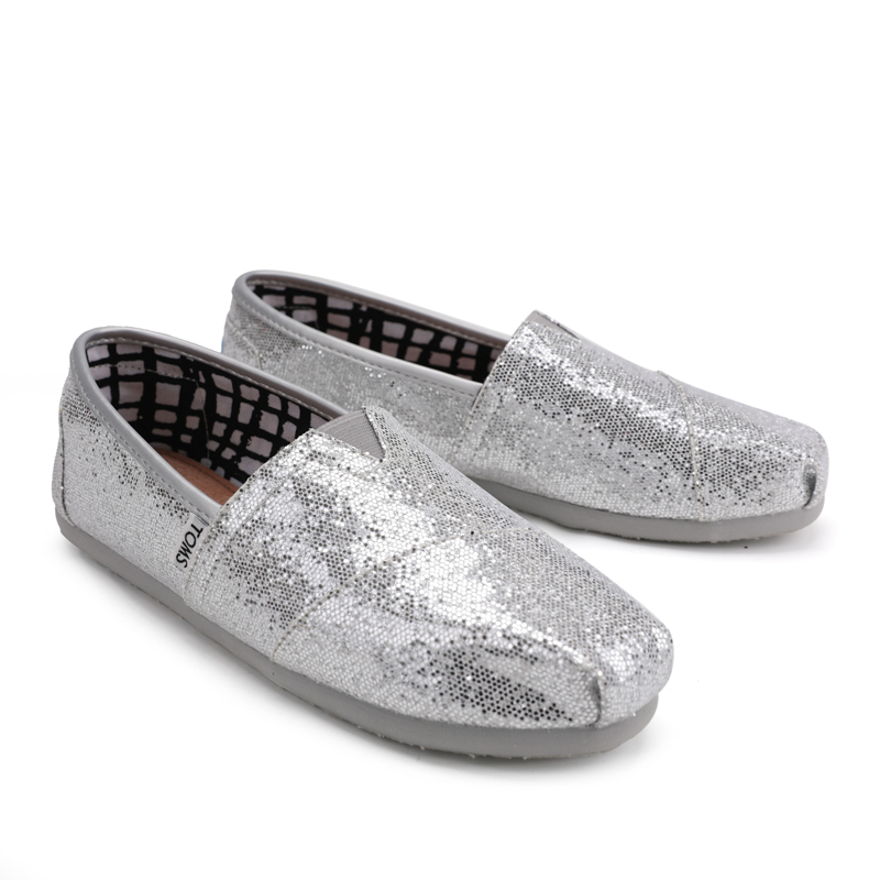 (image for) Toms 台灣亮片銀色經典女款