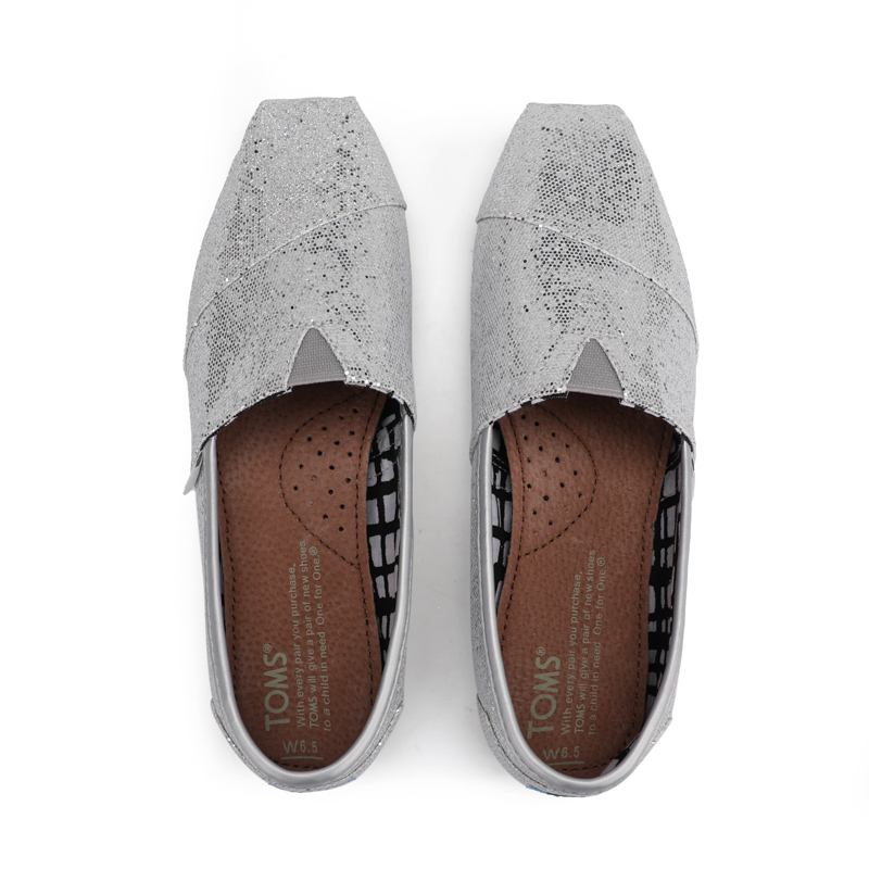 (image for) Toms 台灣亮片銀色經典女款