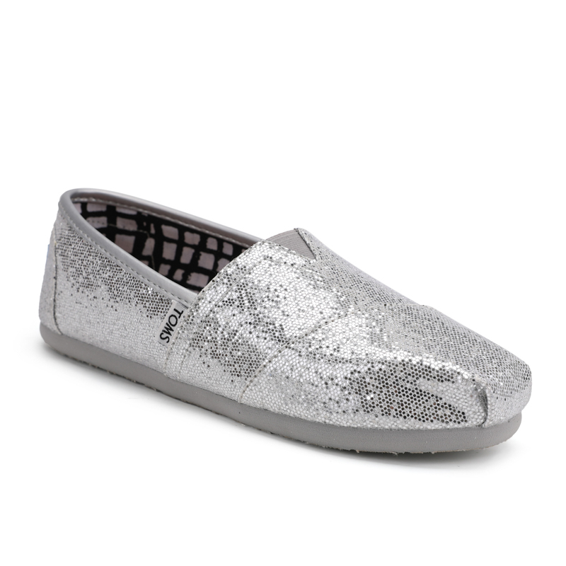 (image for) Toms 台灣亮片銀色經典女款