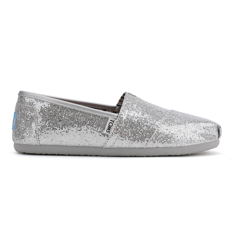 (image for) Toms 台灣亮片銀色經典女款