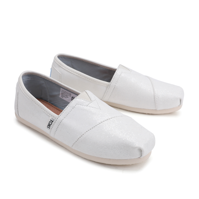(image for) Toms 台灣亮片白色經典女款
