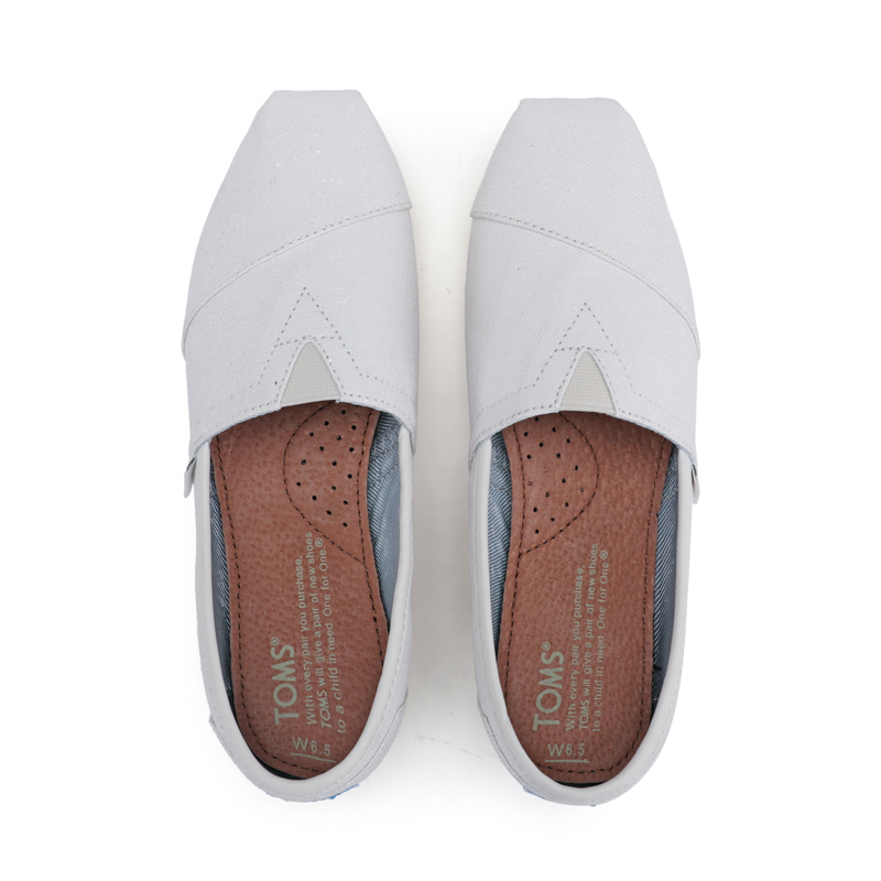 (image for) Toms 台灣亮片白色經典女款