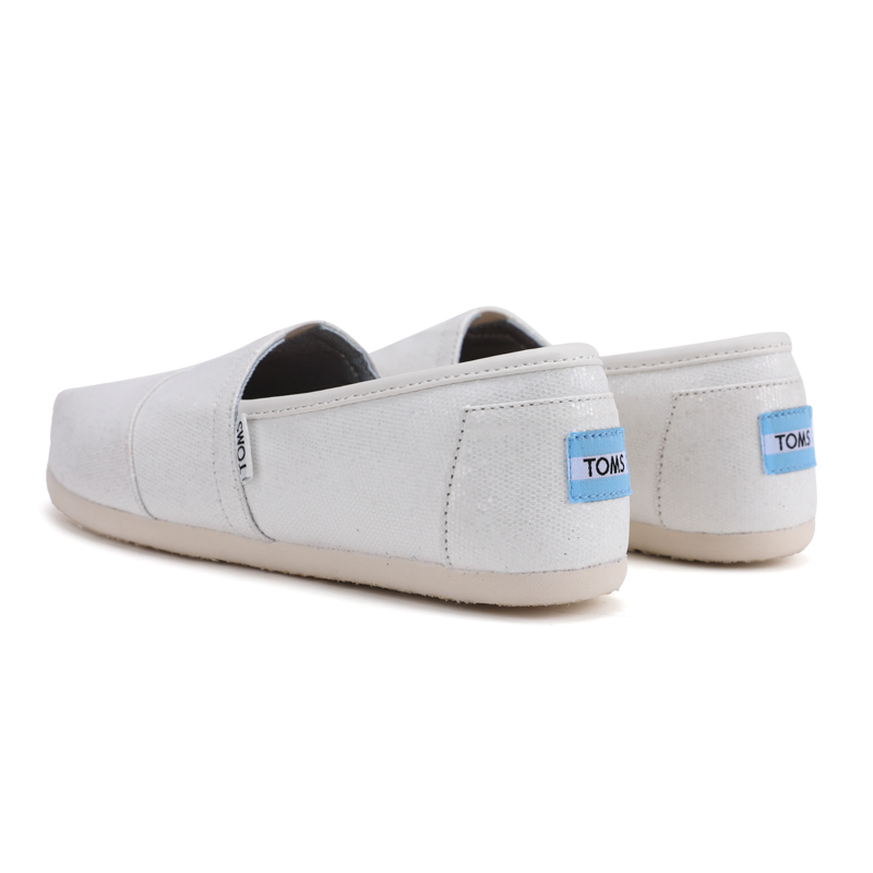 (image for) Toms 台灣亮片白色經典女款