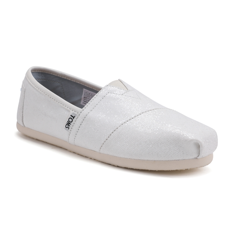 (image for) Toms 台灣亮片白色經典女款