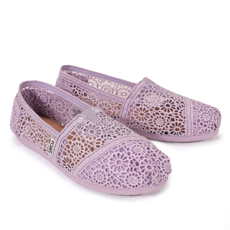 (image for) Toms 台灣花邊蕾絲淡紫色經典女款