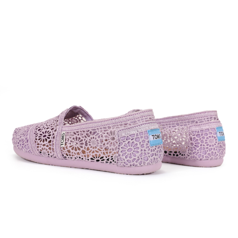 (image for) Toms 台灣花邊蕾絲淡紫色經典女款