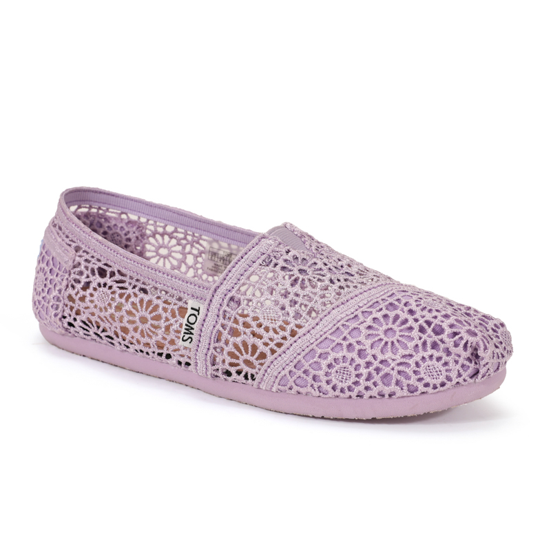 (image for) Toms 台灣花邊蕾絲淡紫色經典女款