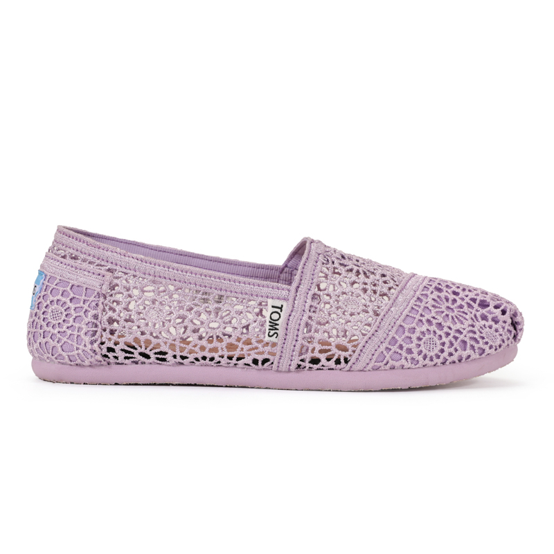 (image for) Toms 台灣花邊蕾絲淡紫色經典女款
